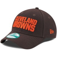 Men's Cleveland Browns New Era Brown The League 9FORTY Adjustable Hat 2446969